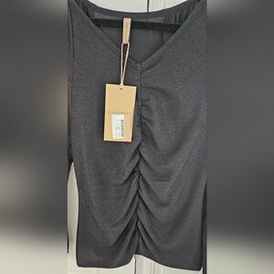 Nwt soyaconcept shimmer rouched top